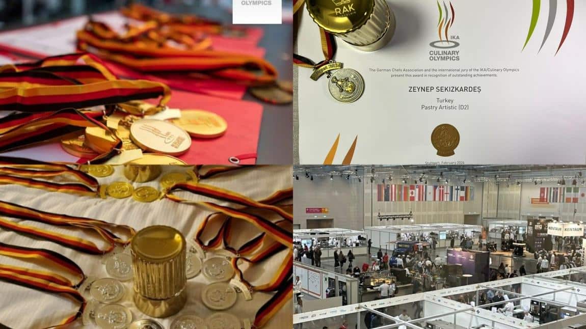 Kursiyerlerimiz IKA Culinary Olimpics 2024 Uluslararası Gastronomi Yarışmasında Madalya kazandılar.